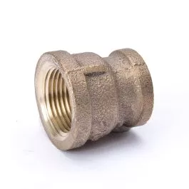 1-1/4-in x 3/4-in FIP Red Brass Coupling