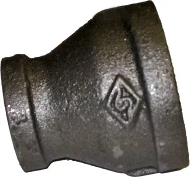 1 1/4" x 1" Black Reducing Coupling