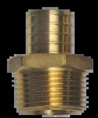 1" Pex x 3/4" MPT Brass