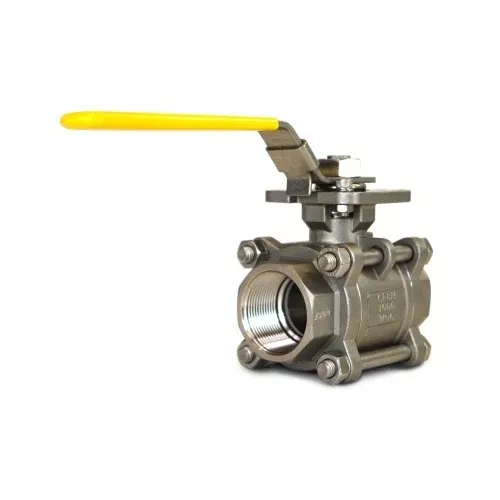 3/4" Flo-Tite 3-Piece Stainless Steel Ball Valve - Threaded (110-SS-1-RTT-L-020)