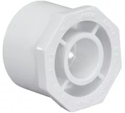 6" x 1-1/2" Sch 40 PVC Reducer Bushing Flush Style - Spig x Soc 437-527