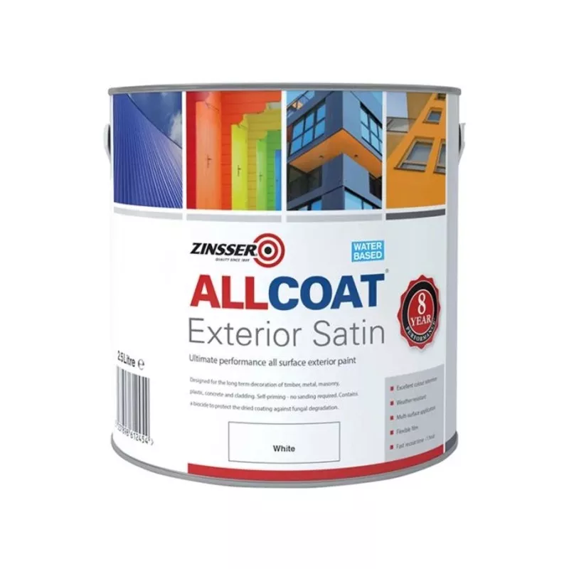 Zinsser AllCoat Exterior White 2.5 litre