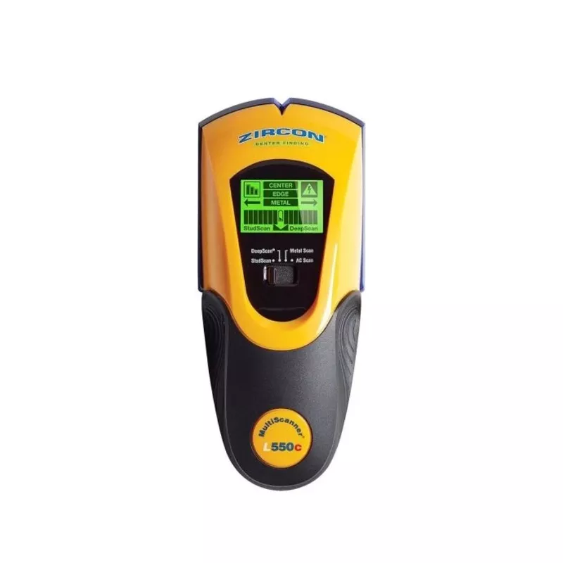Zircon ZIR-L550C 4 Mode Studfinder OneStep Stud Pipe AC Wire Wall Multiscanner